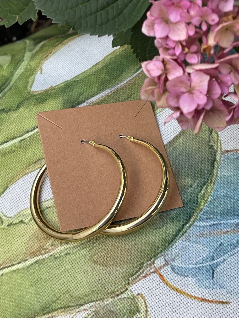 Gold Hoop Earrings